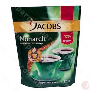 Кофе Якобс Монарх 120г растворимый пакет