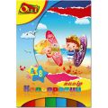 Цветная бумага А4 8цветов Olli 0408-8