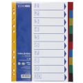 Разделитель цвет. пластик 1-10цв Economix