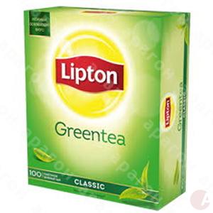 Чай  Липтон 100пак зеленый