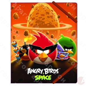 Папка В5 на резинке пласт Angry Birds 03322