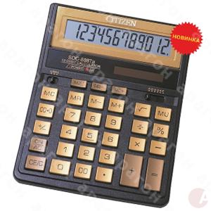 Калькулятор Citizen SDC-888 TIIGE золото