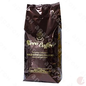 Кофе Ricco Gold Espresso Italiano Бронза в зернах 1 кг