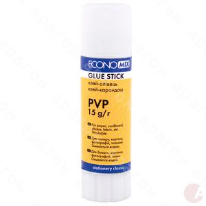 Клей-карандаш 15г Economix PVP 