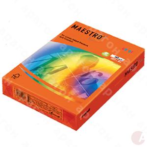 Бумага цветная А3/80/500 инт. Maestro Color OR43 оранжевая