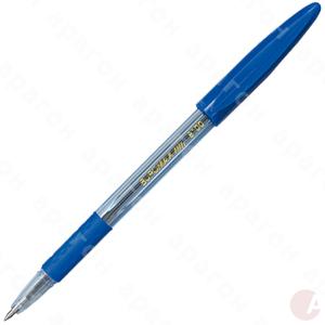 Ручка шар JOBMAX с резиновым грипом синяя 0,7  BM.8100-01