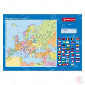 Подложка д/стола Карта Европы 590х415 мм  PVS