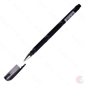 Ручка гелевая BUROMAX FOCUS  0.5мм, черн.,НЕПРОЗ.корпус